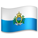 Cómo se ve el emoji Bandera: San Marino en Lg.