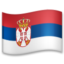 Cómo se ve el emoji Bandera: Serbia en Lg.