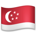 Cómo se ve el emoji Bandera: Singapur en Lg.