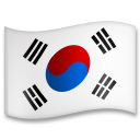 Cómo se ve el emoji Bandera: Corea del Sur en Lg.