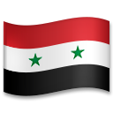 Cómo se ve el emoji Bandera: Siria en Lg.