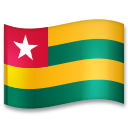 Cómo se ve el emoji Bandera: Togo en Lg.