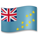 Cómo se ve el emoji Bandera: Tuvalu en Lg.