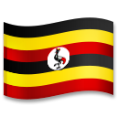 Cómo se ve el emoji Bandera: Uganda en Lg.