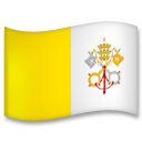 Cómo se ve el emoji Bandera: Ciudad del Vaticano en Lg.