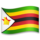 Cómo se ve el emoji Bandera: Zimbabue en Lg.