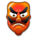 Cómo se ve el emoji Demonio japonés tengu en Lg.