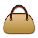 Cómo se ve el emoji Bolso en Lg.