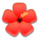 Cómo se ve el emoji Flor de hibisco en Lg.