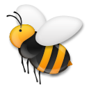 Cómo se ve el emoji Abeja en Lg.