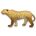 Cómo se ve el emoji Leopardo en Lg.