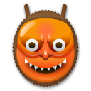 Cómo se ve el emoji Demonio japonés oni en Lg.