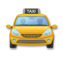 Cómo se ve el emoji Taxi próximo en Lg.