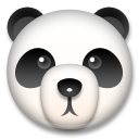 Cómo se ve el emoji Panda en Lg.