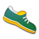 Cómo se ve el emoji Zapatilla deportiva en Lg.