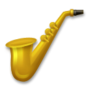 Cómo se ve el emoji Saxofón en Lg.