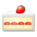 Cómo se ve el emoji Trozo de tarta en Lg.