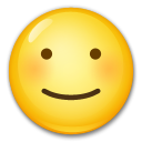 Cómo se ve el emoji Cara sonriente en Lg.