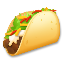 Cómo se ve el emoji Taco en Lg.