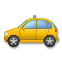 Cómo se ve el emoji Taxi en Lg.