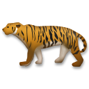 Cómo se ve el emoji Tigre en Lg.