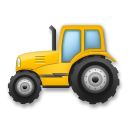 Cómo se ve el emoji Tractor en Lg.