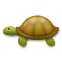 Cómo se ve el emoji Tortuga en Lg.