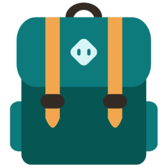 Cómo se ve el emoji Mochila escolar en Mozilla.