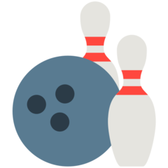 Hvordan Bowling emoji ser ud på Mozilla.