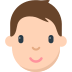 Cómo se ve el emoji Niño en Mozilla.