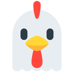 Cómo se ve el emoji Gallina en Mozilla.