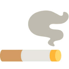 Cómo se ve el emoji Cigarrillo en Mozilla.