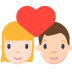 Cómo se ve el emoji Pareja enamorada en Mozilla.