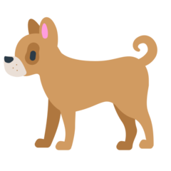 Hvordan Hund emoji ser ud på Mozilla.