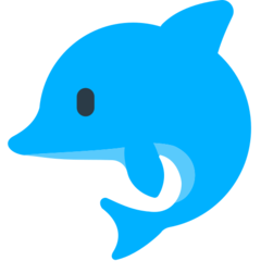 Hvordan Delfin emoji ser ud på Mozilla.