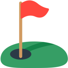 Hvordan Golfhul med flag emoji ser ud på Mozilla.