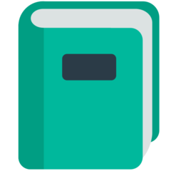 Cómo se ve el emoji Libro verde en Mozilla.