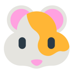 Hvordan Hamsterhoved emoji ser ud på Mozilla.