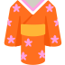 Hvordan Kimono emoji ser ud på Mozilla.