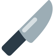 Cómo se ve el emoji Cuchillo de cocina en Mozilla.