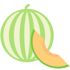 Cómo se ve el emoji Melón en Mozilla.