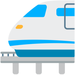 Hvordan Monorail emoji ser ud på Mozilla.