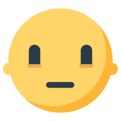 Hvordan Neutralt ansigt emoji ser ud på Mozilla.