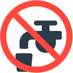 Cómo se ve el emoji Prohibido tirar basura en Mozilla.