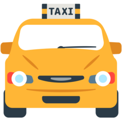 Cómo se ve el emoji Taxi próximo en Mozilla.