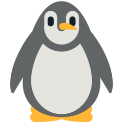 Cómo se ve el emoji Pingüino en Mozilla.