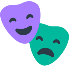 Hvordan Masker emoji ser ud på Mozilla.