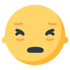 Hvordan Stædigt ansigt emoji ser ud på Mozilla.