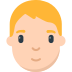 Cómo se ve el emoji Persona adulta rubia en Mozilla.