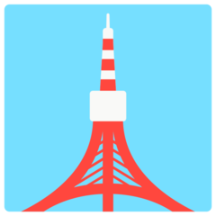 Hvordan Tokyo Tower emoji ser ud på Mozilla.